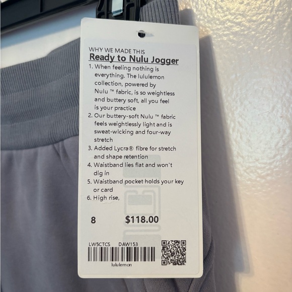 Lululemon Athletica Light Gray Joggers - Picture 4 of 5